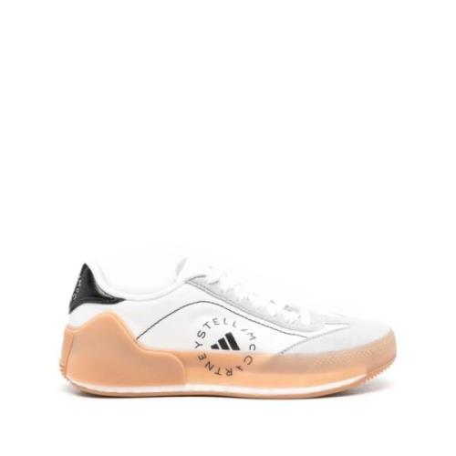 Witte Shell Panel Sneakers Adidas by Stella McCartney , Multicolor , D...