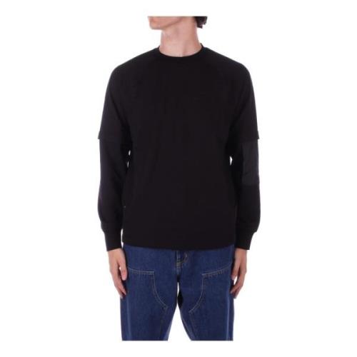 Zwarte Metropolis Sweater met Unieke Zakken C.p. Company , Black , Her...