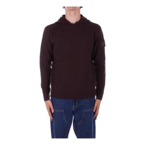 Metropolis Bruine Hoodie Sweater C.p. Company , Brown , Heren