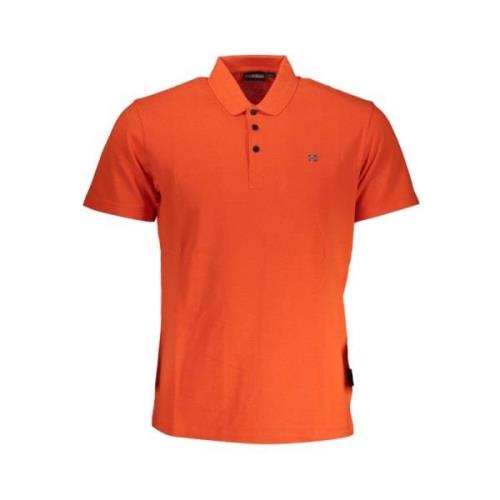 Stijlvol Roze Katoenen Poloshirt Napapijri , Red , Dames