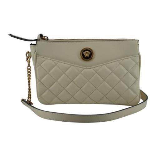 Elegante witte Crossbody-tas Versace , White , Dames