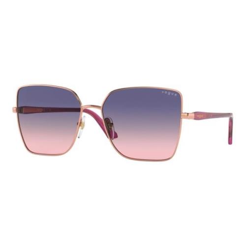 Rose Gold Blue Pink Zonnebril Vogue , Yellow , Dames