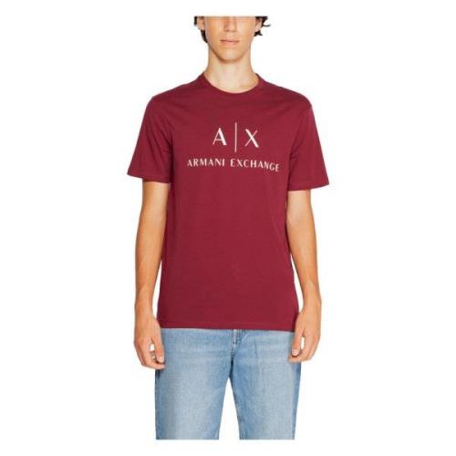 Mannen T-shirt en Polo Collectie Armani Exchange , Brown , Heren