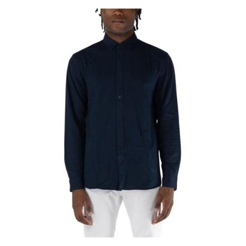 Stretch Jersey Shirt Armani Exchange , Blue , Heren