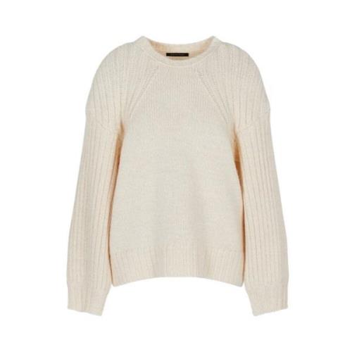 Crème Sweaters voor Stijlvolle Look Armani Exchange , Beige , Dames