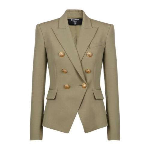 Graankorrel 6-knoops jasje Balmain , Beige , Dames