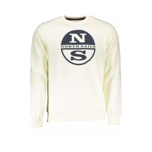 Elegant Wit Sweatshirt North Sails , White , Heren