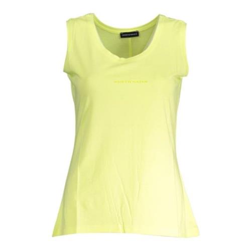 Sunny Tank met Logoprint North Sails , Yellow , Dames