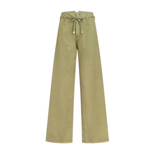 Wide Jeans Etro , Green , Dames