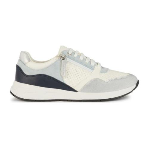 Witte Sneakers voor Vrouwen Geox , Multicolor , Dames