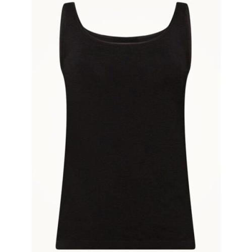 Zwarte Mouwloze Jamaike Top Wolford , Black , Dames