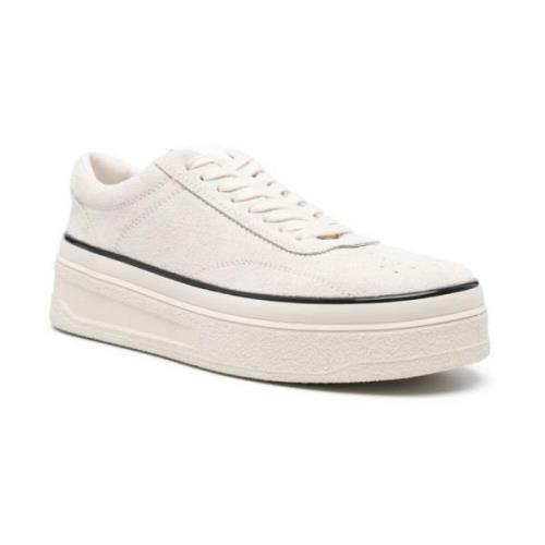 Witte Sneakers met Flatform Zool Jil Sander , White , Heren