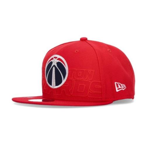 NBA Draft 950 Wizards Platte Pet New Era , Red , Heren