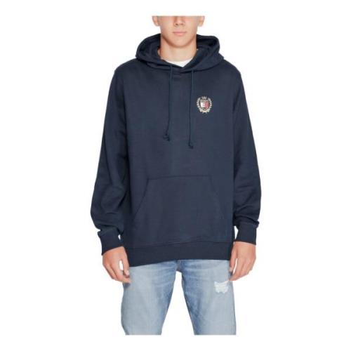 Mannen Vlag Sweater Herfst/Winter Collectie Tommy Jeans , Blue , Heren