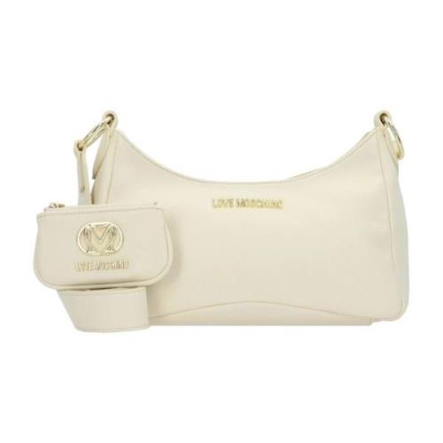 Dames Schoudertas Love Moschino , Beige , Dames