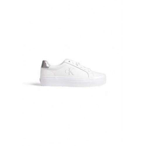 Bold Vulc Flatf Lace Damesschoenen Calvin Klein Jeans , White , Dames