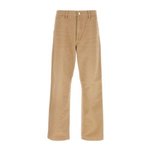 Cappuccino Katoenen Kniebroek Carhartt Wip , Beige , Heren