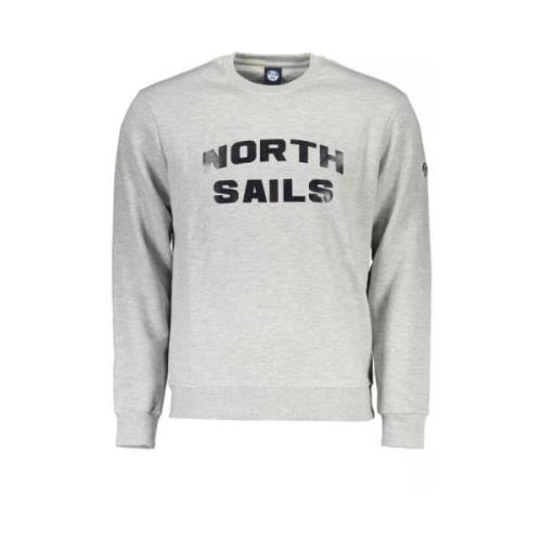 Elegant grijs ronde hals sweatshirt North Sails , Gray , Heren