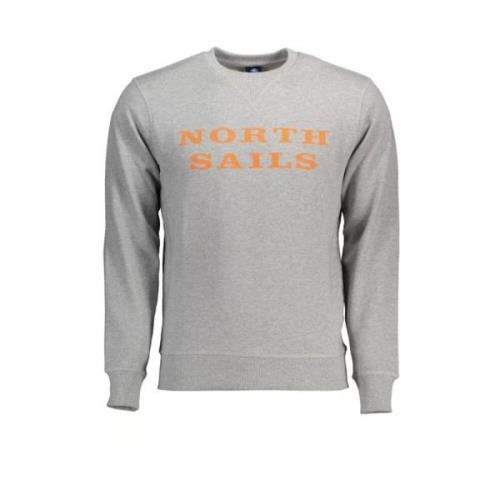 Stijlvol Grijs Bedrukt Sweatshirt North Sails , Gray , Heren