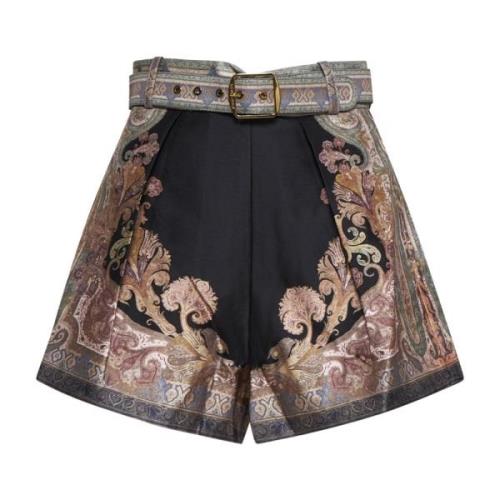 Stijlvolle Shorts voor Vrouwen Zimmermann , Black , Dames