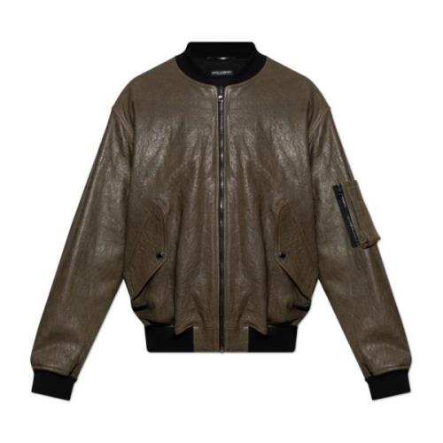 Jas type bomber Dolce & Gabbana , Green , Heren