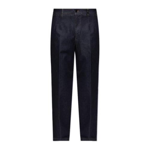 Jeans met logo Dolce & Gabbana , Blue , Heren