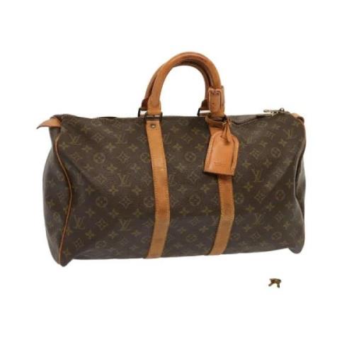 Pre-owned Canvas louis-vuitton-bags Louis Vuitton Vintage , Brown , Da...