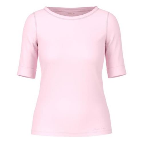 Casual Turn-up Sleeve T-Shirt Marc Cain , Pink , Dames