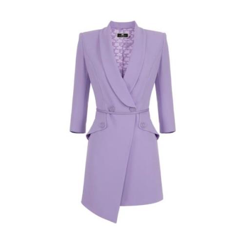 Elegante Jas Jurk Elisabetta Franchi , Purple , Dames