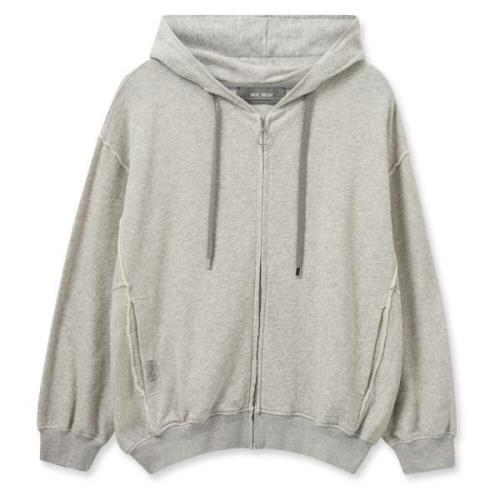 Vinca Zip Hoodie Sweatshirt MOS Mosh , Gray , Heren