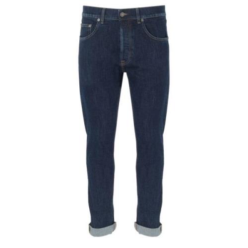 Icon Up Denim Blauwe Jeans Dondup , Blue , Heren