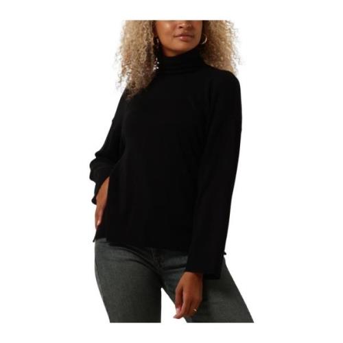 Zwarte Knit Rollneck Pullover My Essential Wardrobe , Black , Dames