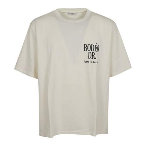 Rodeo Korte Mouw T-shirt 1989 Studio , White , Heren