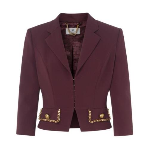 Rode Jas met Stijl Git8546E2-Cg3 Elisabetta Franchi , Red , Dames