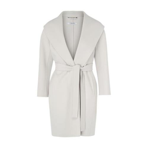 Parel Wollen Jas Messi Stijl Max Mara , White , Dames