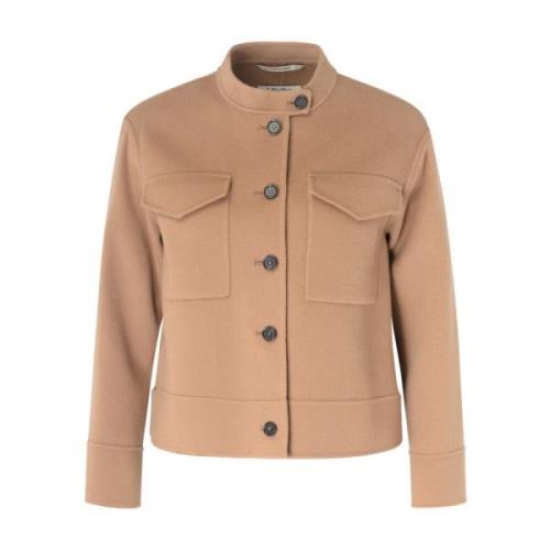 Supreme Camel Jas Max Mara , Brown , Dames