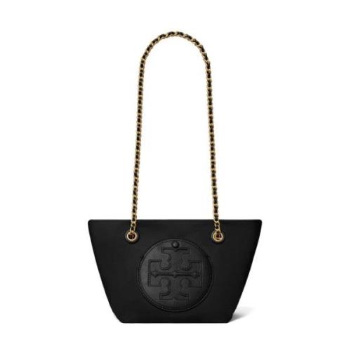 Zwarte Ketting-Link Handtas Tory Burch , Black , Dames