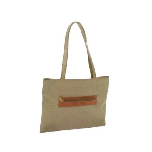 Pre-owned Canvas celine-bags Celine Vintage , Beige , Dames