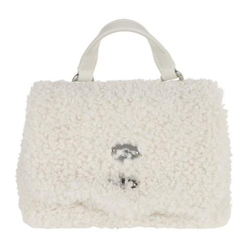 Teddy Bear Faux Fur Tas Zanellato , White , Dames