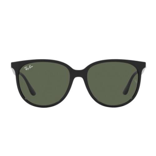 Vierkante zonnebril groene lenzen jonge stijl Ray-Ban , Black , Unisex