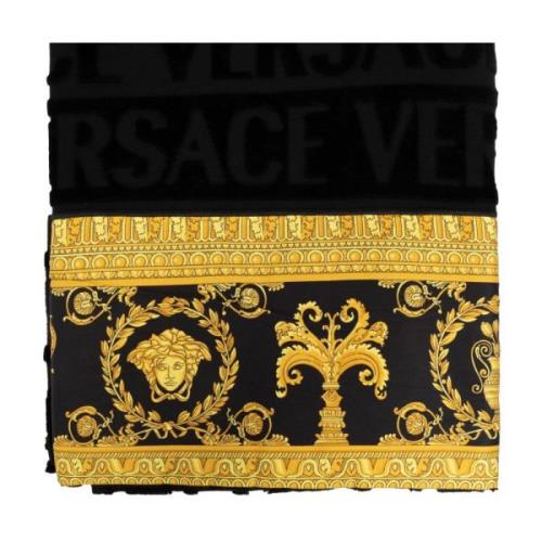 Badhanddoek Versace , Black , Unisex