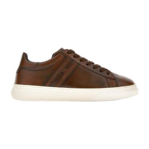 Leren Sneakers voor Heren Hogan , Brown , Heren