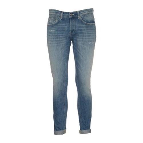 Blauwe George Broek Dondup , Blue , Heren