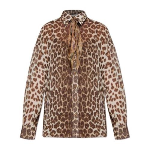 Dierenprint Shirt Zimmermann , Brown , Dames