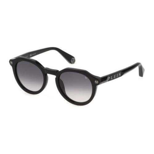 Zwart/Rook Zonnebril Globetrotter Philipp Plein , Black , Unisex