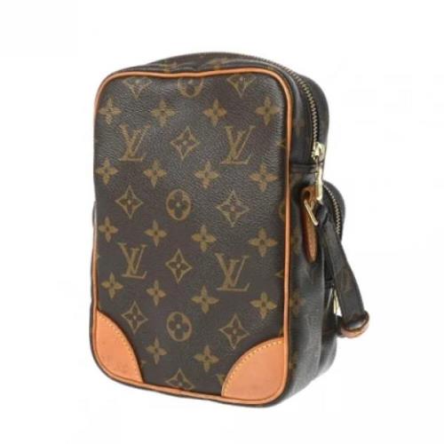 Pre-owned Canvas shoulder-bags Louis Vuitton Vintage , Brown , Dames