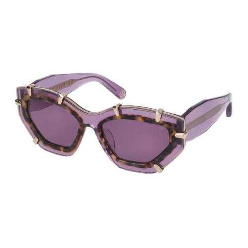 Stijlvolle zonnebril Spp099V Philipp Plein , Purple , Dames