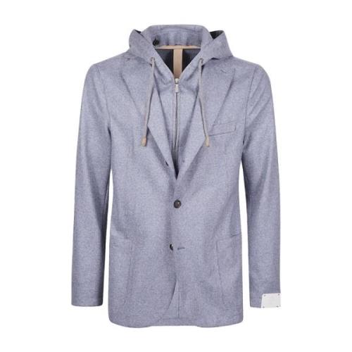 Stijlvolle Blazer voor Mannen Eleventy , Blue , Heren