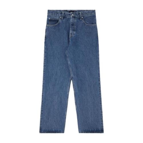 Straight Cut Jeans Edwin , Blue , Heren