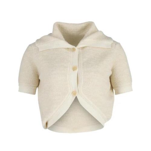 Pre-owned Nylon tops Jacquemus Pre-owned , White , Dames